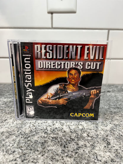 Resident Evil Director's Cut PS1 Replacement Manual + Back Cover Insert + Case
