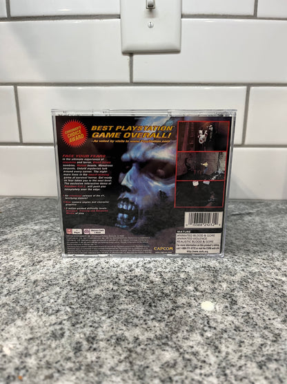 Resident Evil Director's Cut PS1 Replacement Manual + Back Cover Insert + Case