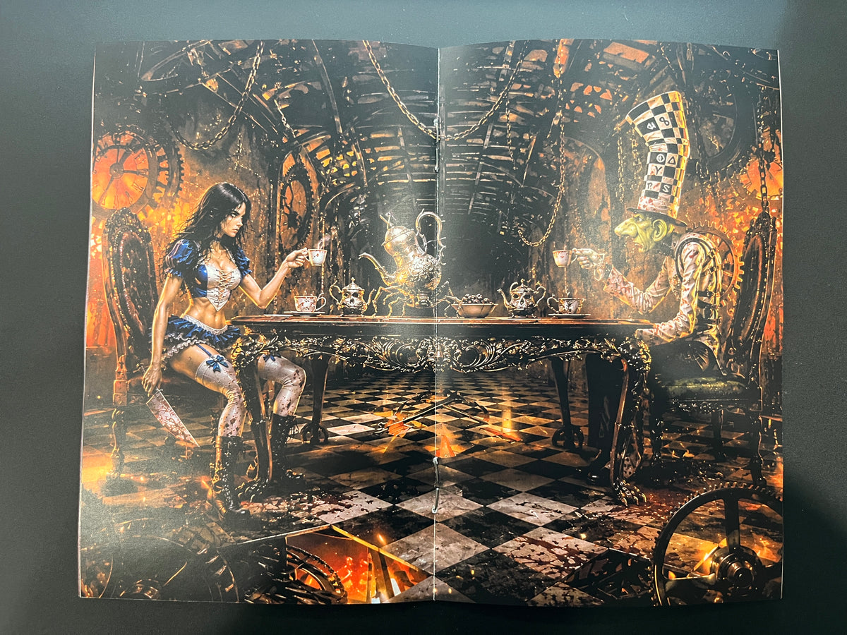 Alice Madness Returns Zenescope Xbox 360 Custom Manual