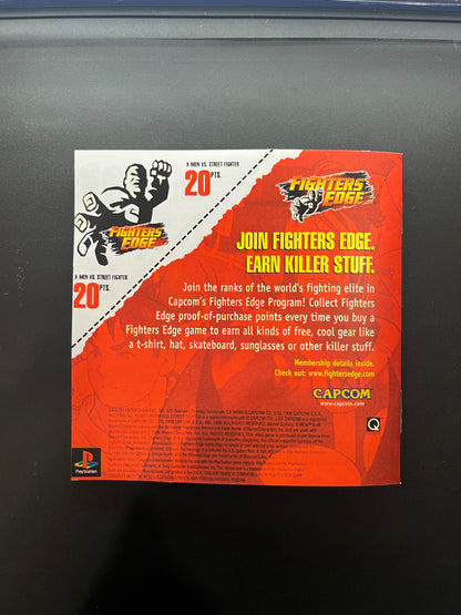 X-men vs Street Fighter PS1 Manual