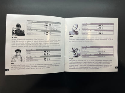 X-men vs Street Fighter PS1 Manual