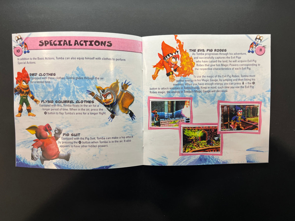 Tomba 2 The Evil Swine Return PS1 Manual