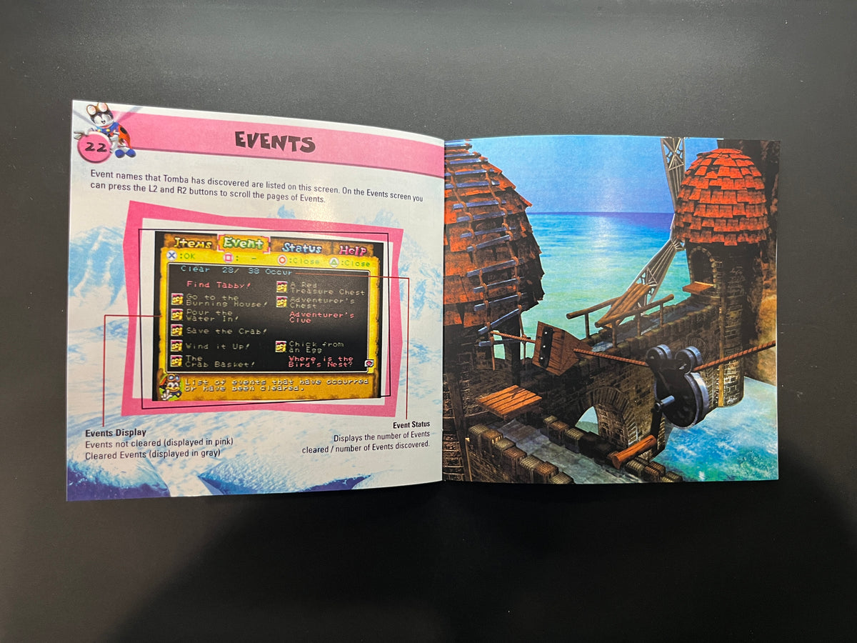 Tomba 2 The Evil Swine Return PS1 Manual