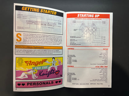 Grand Theft Auto Vice City Stories PS2 Manual