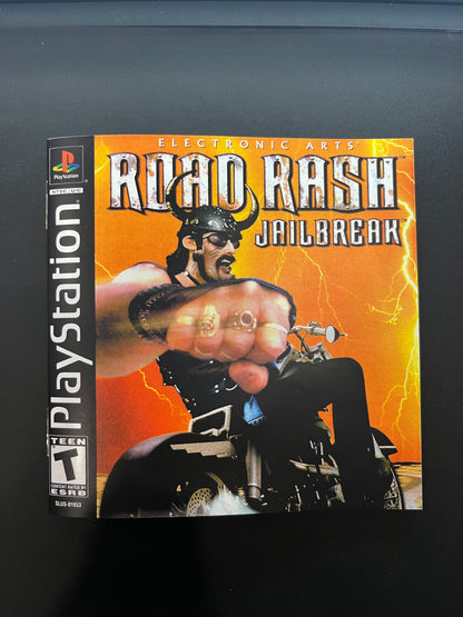 Road Rash Jailbreak PS1 Manual