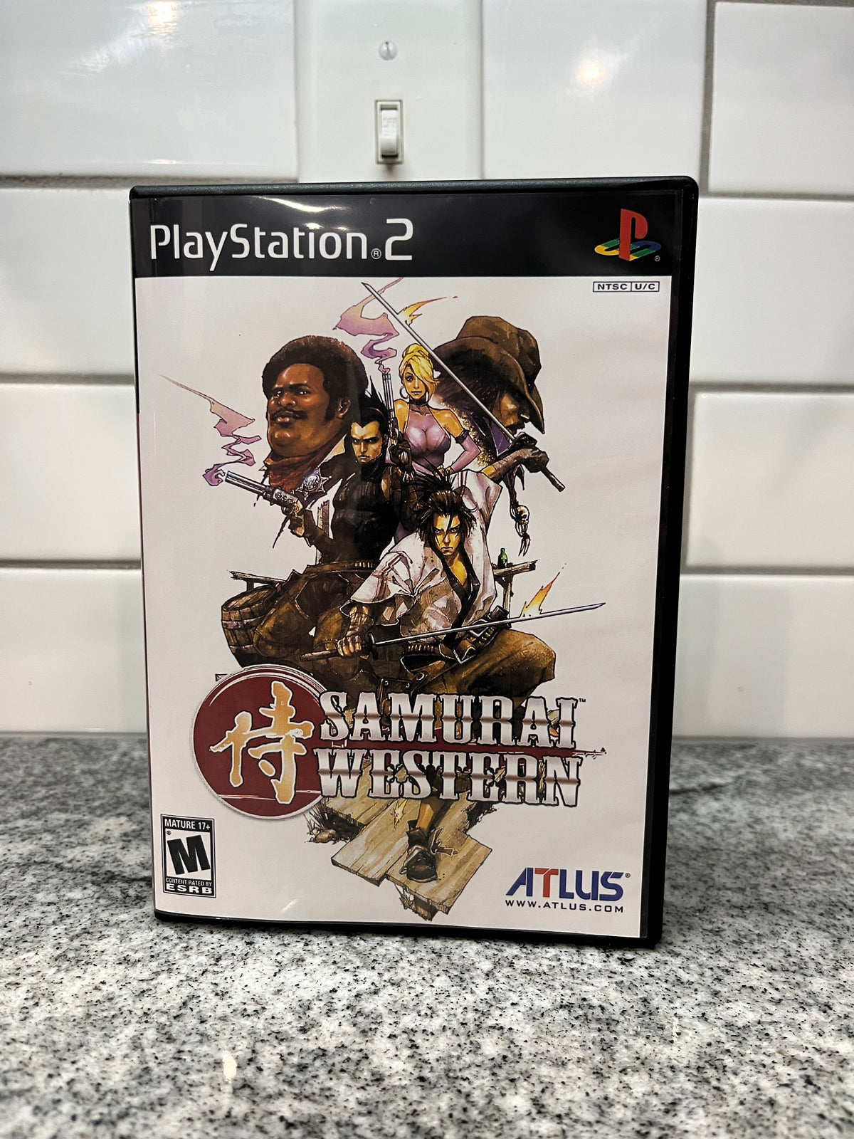 Samurai Western Cover Art + Manual + PS2 Style Case