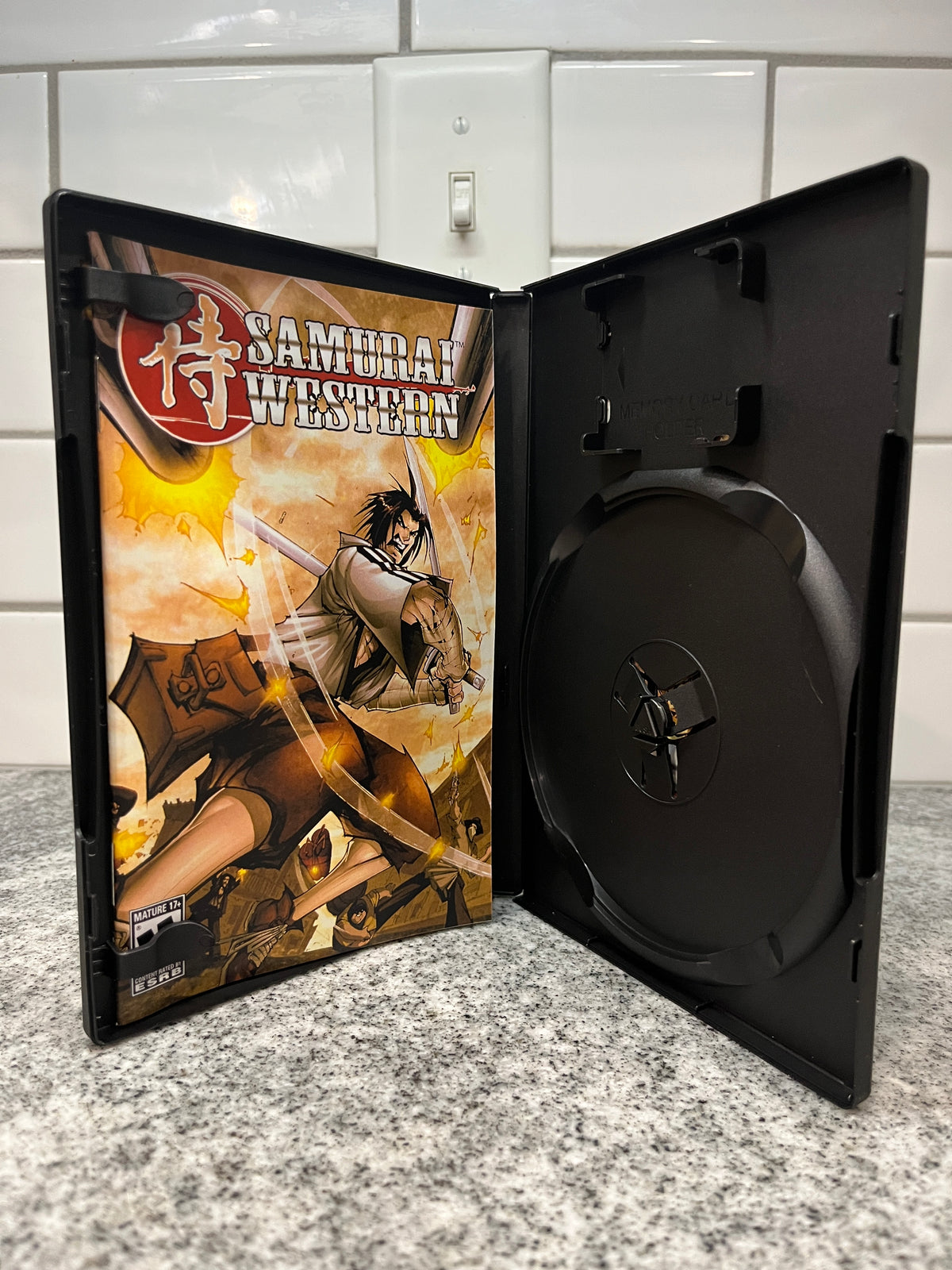 Samurai Western Cover Art + Manual + PS2 Style Case