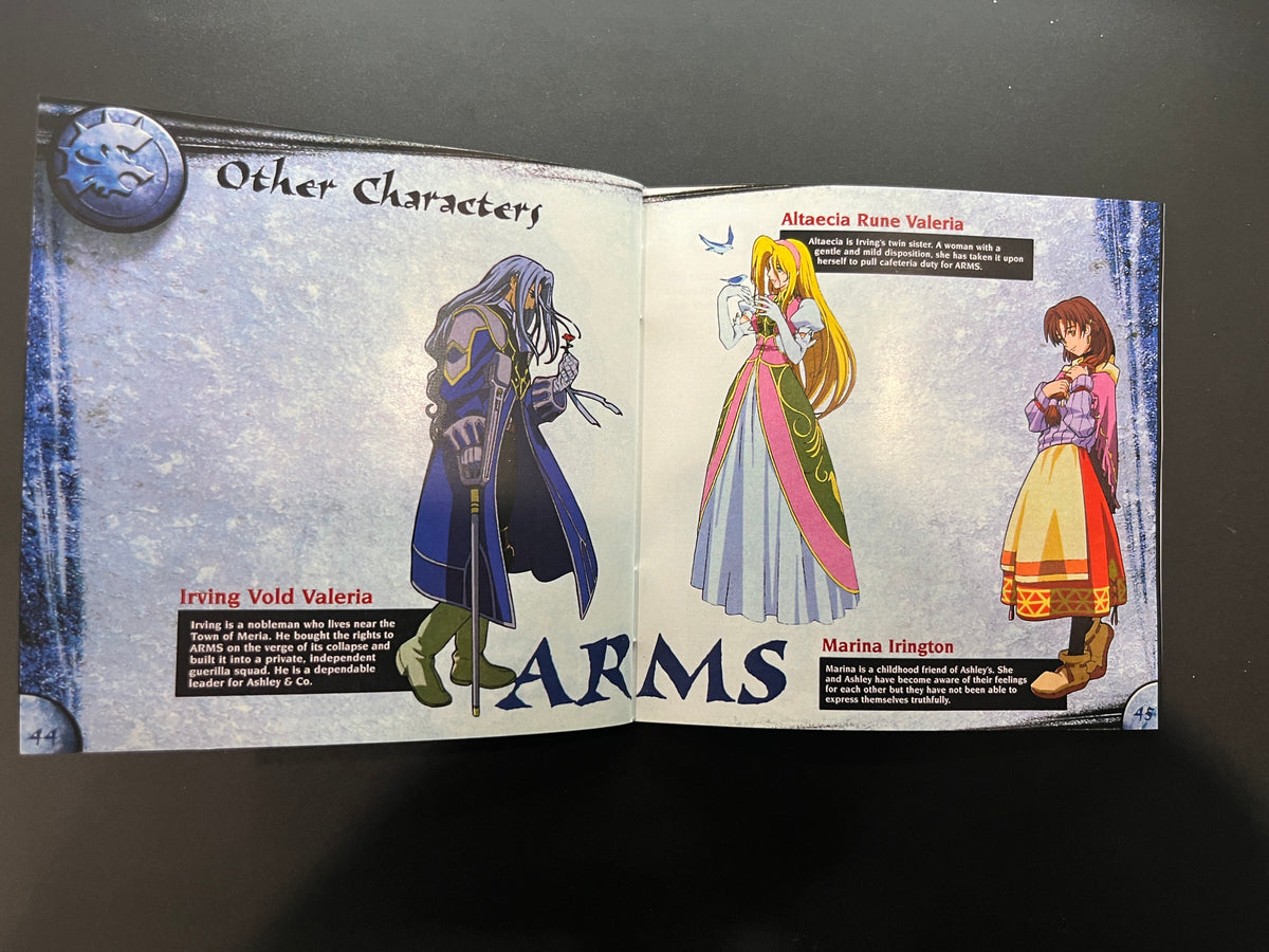 Wild Arms 2 PS1 Manual