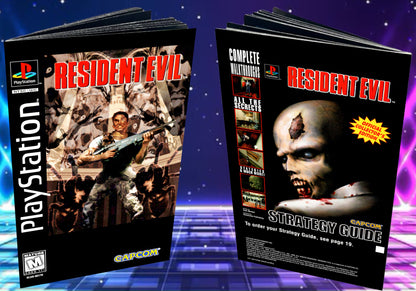 Resident Evil Long Box Version PS1 Custom Manual