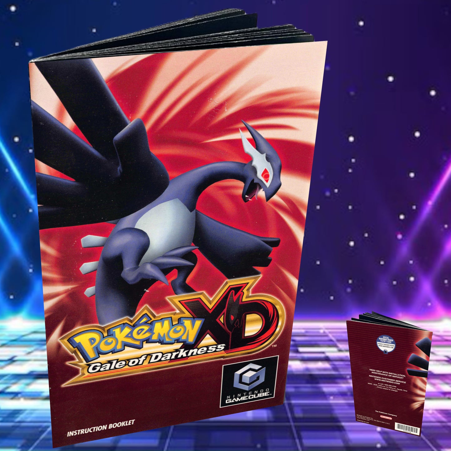Pokemon Gale of Darkness GameCube custom manual