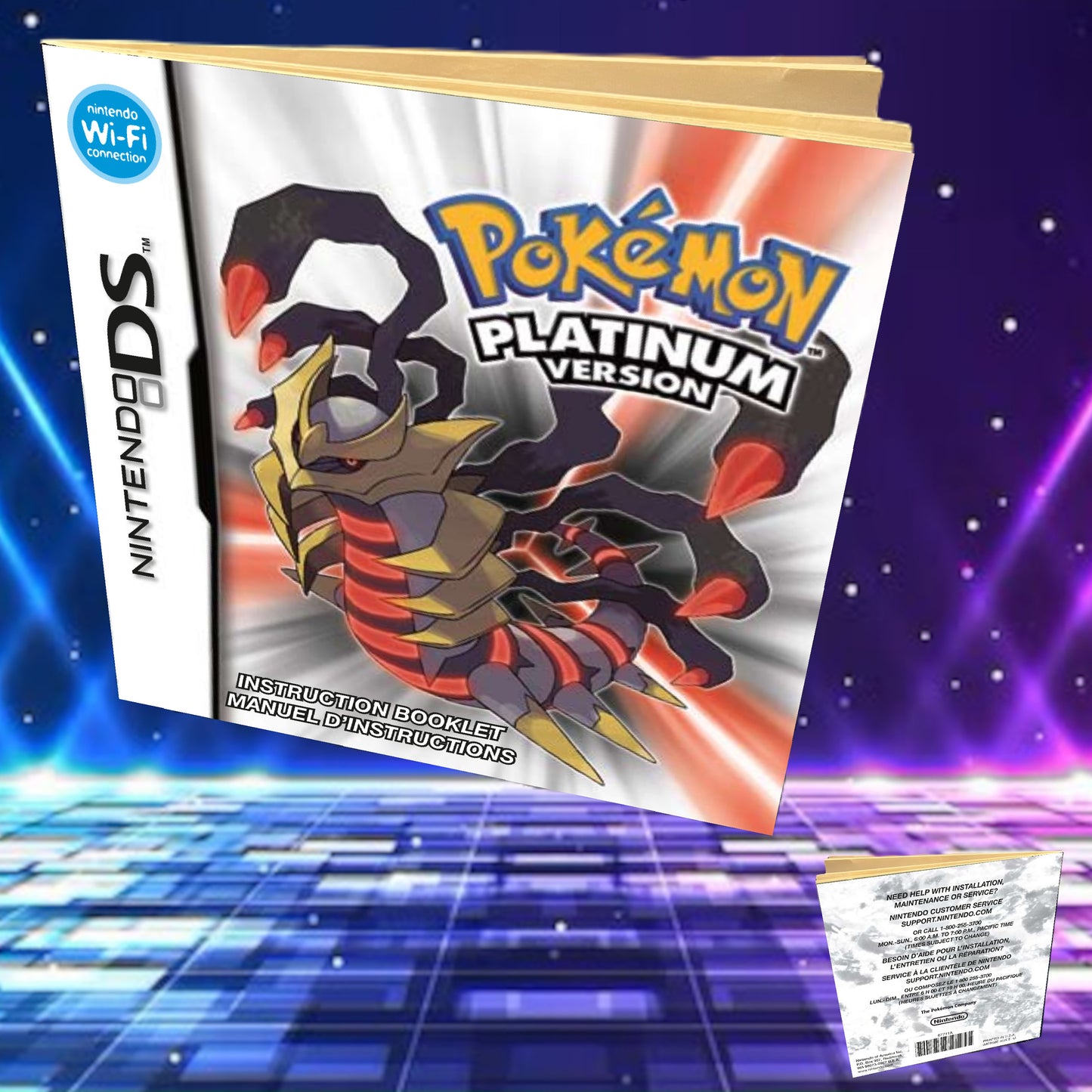 Pokemon Platinum Nintendo DS replacement manual