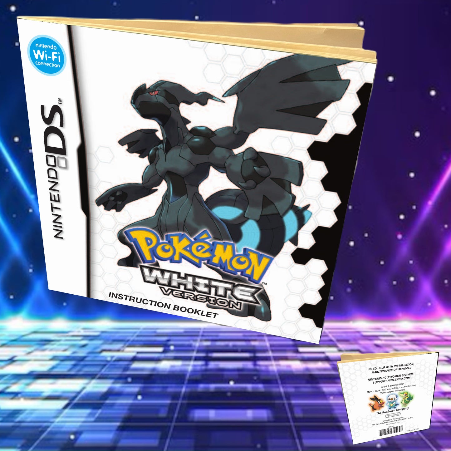 Pokemon White Nintendo DS replacement manual