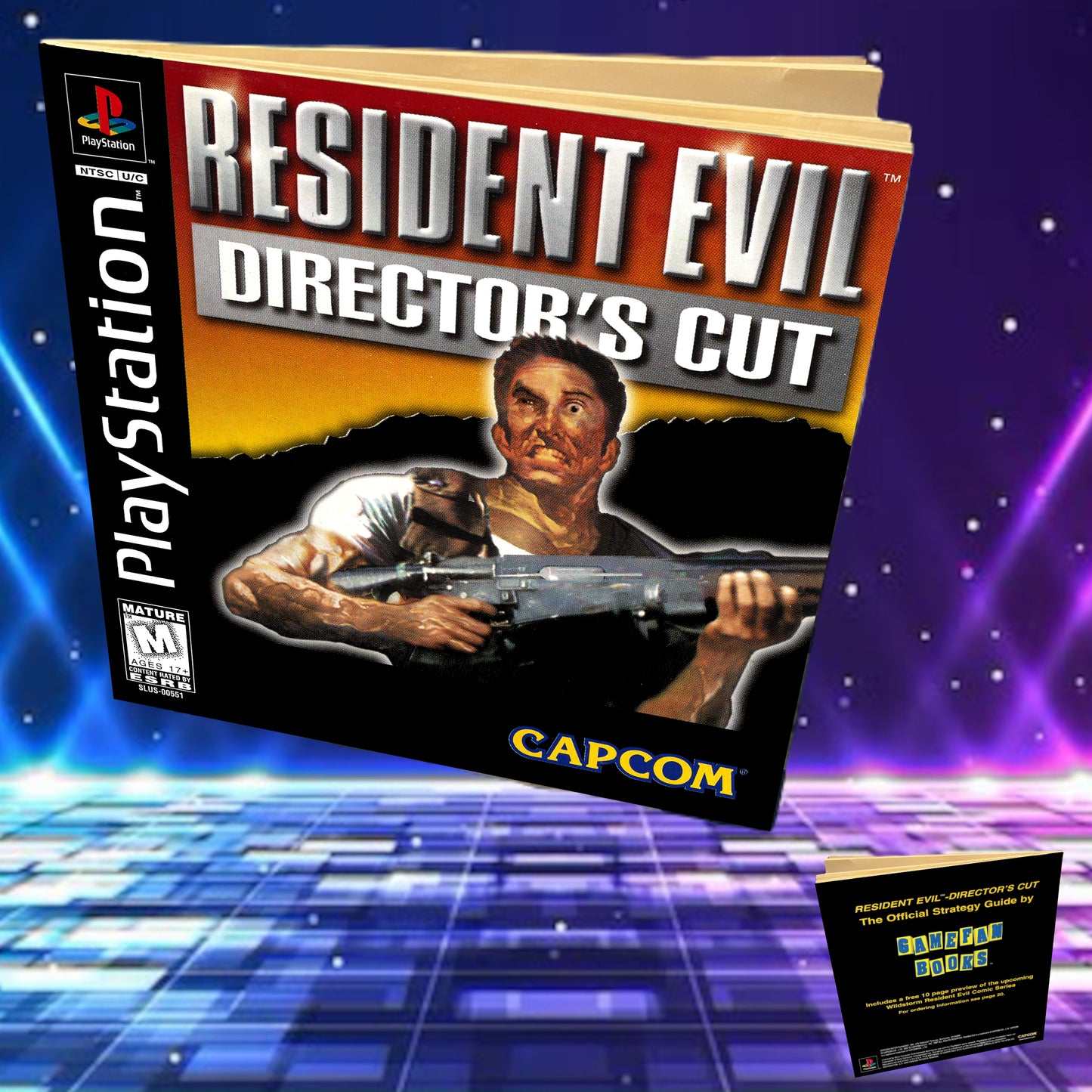 Resident Evil Director's Cut PS1 Custom Manual