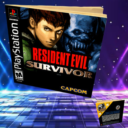 Resident Evil Survivor PS1 Custom Manual