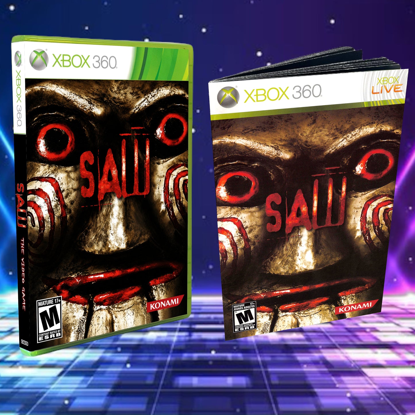 SAW Cover Art + Manual for Xbox 360
