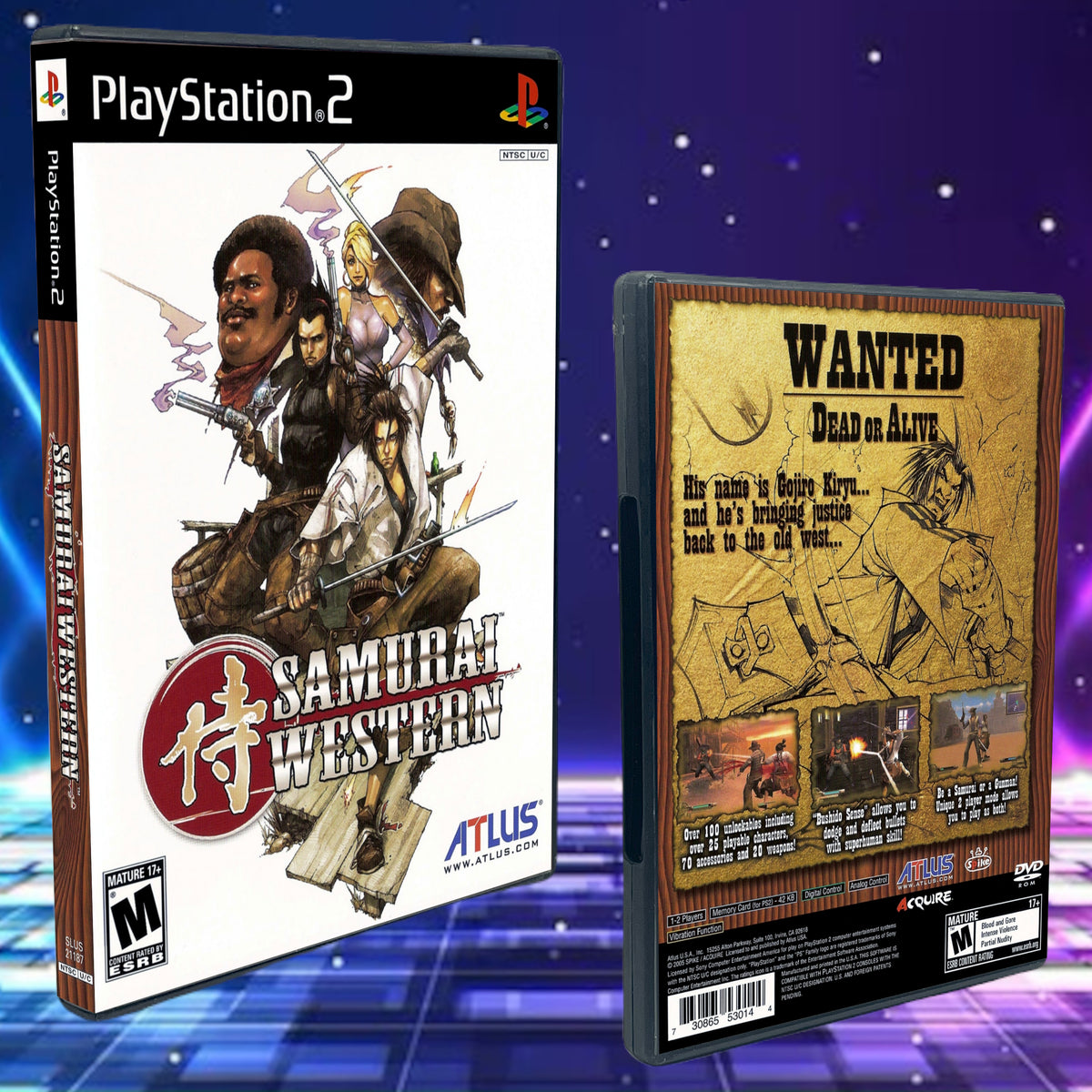 Samurai Western PS2 Cover Art - NO CASE