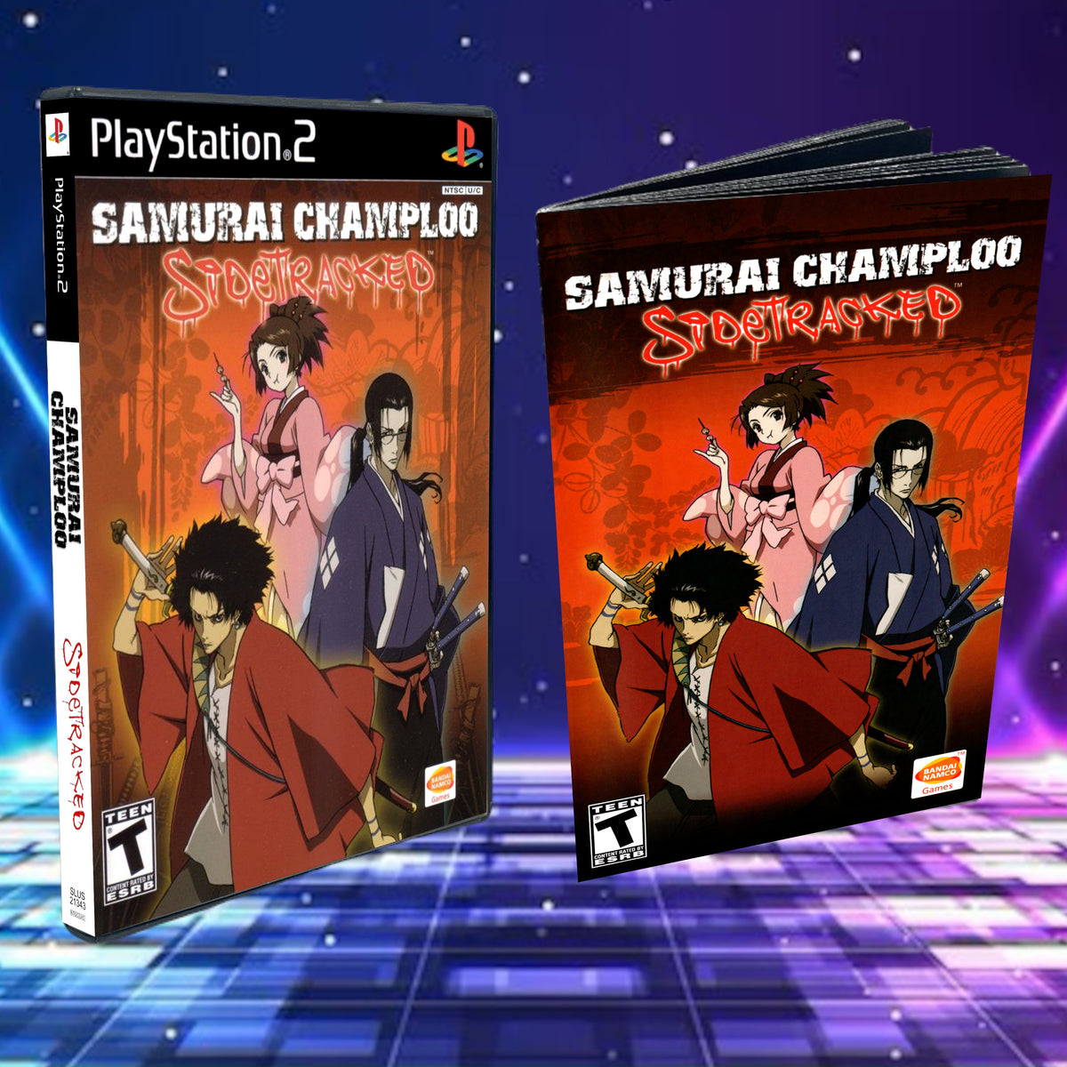 Samurai Champloo Cover Art + Manual + PS2 Style Case