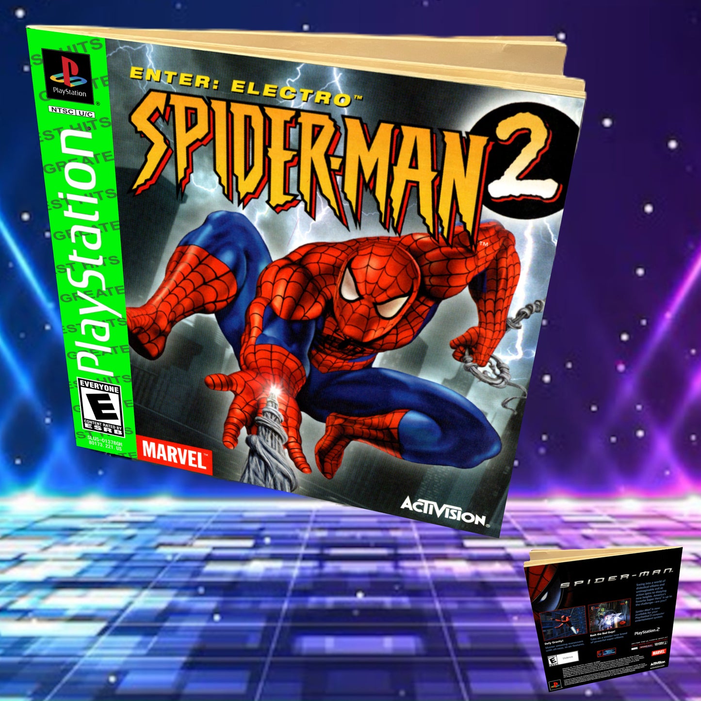 Spider-Man 2 Greatest Hits PS1 Manual