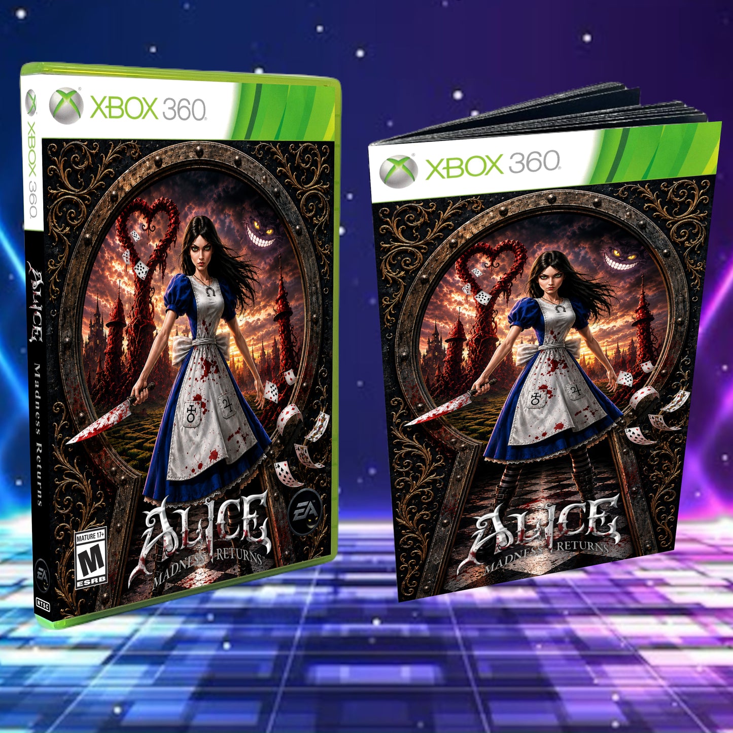 Alice Madness Returns Cover Art + Manual for Xbox 360