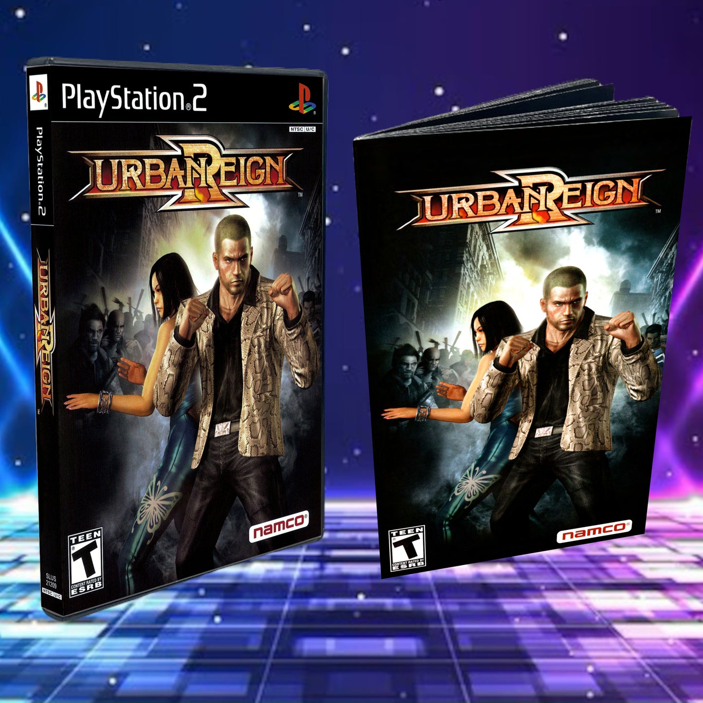 Urban Reign Art + Manual + PS2 Style Case