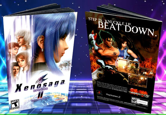 Xenosaga episode 2 PS2 Custom Manual