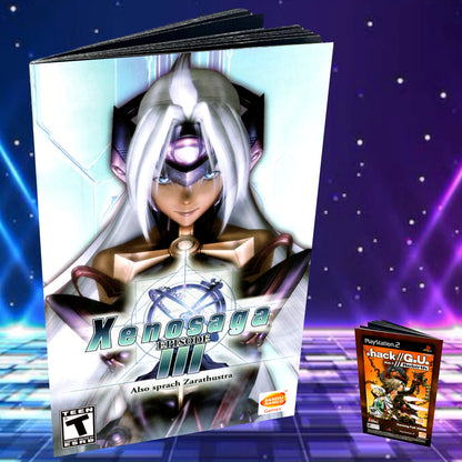 Xenosaga episode 3 PS2 Custom Manual