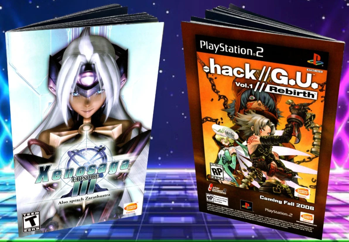 Xenosaga episode 3 PS2 Custom Manual