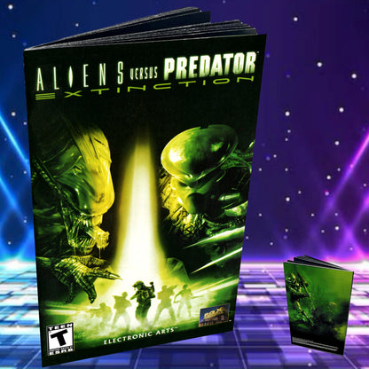 Alien vs Predator Extintion PS2 Custom Manual
