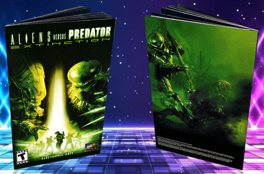 Alien vs Predator Extintion PS2 Custom Manual