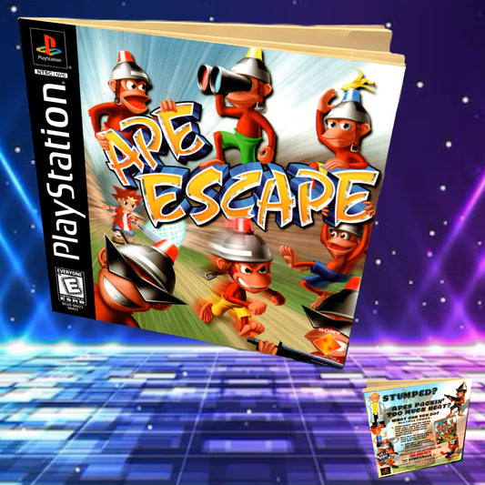 Ape Escape PS1 Custom Manual