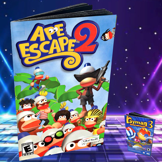 Ape Escape 2 PS2 Custom Manual