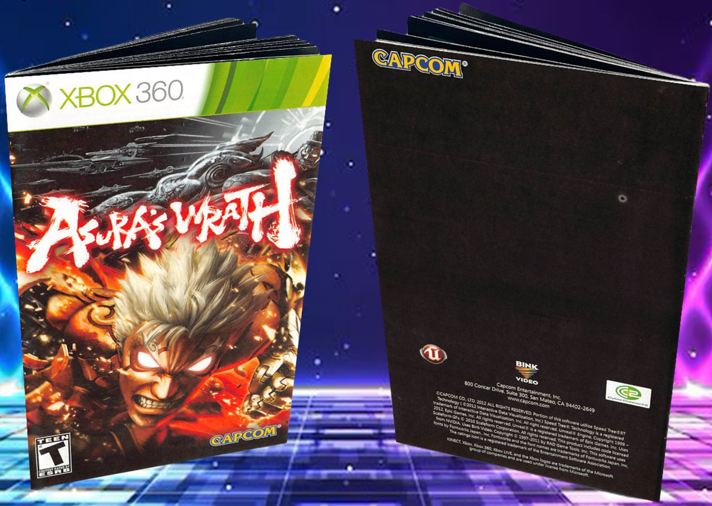 Asura's Wrath Xbox 360 Custom Manual