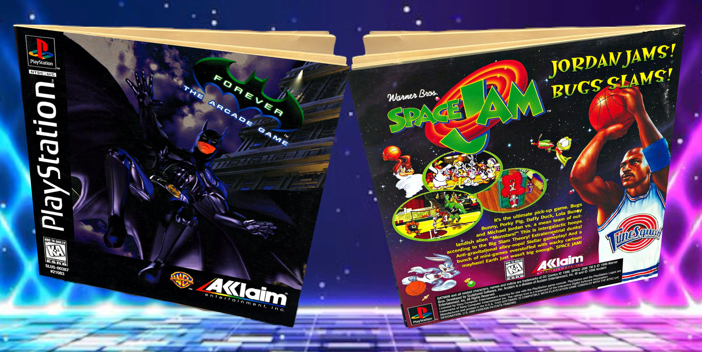 Batman Forever The Arcade Game PS1 Custom Manual