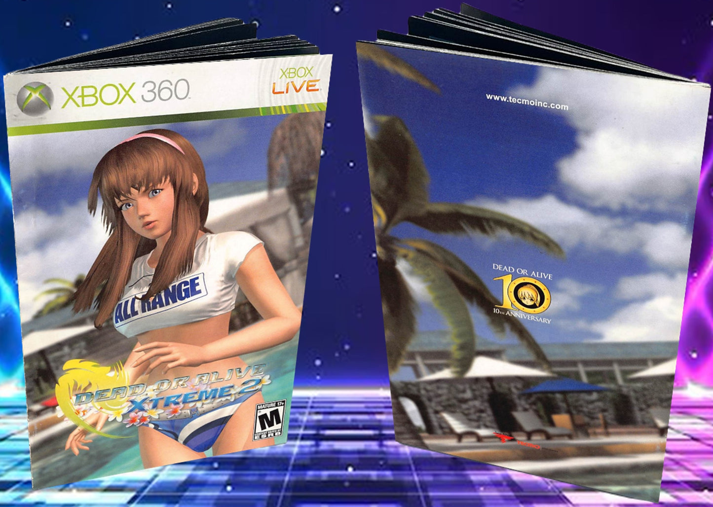 Dead or Alive Xtreme 2 Xbox 360 Custom Manual