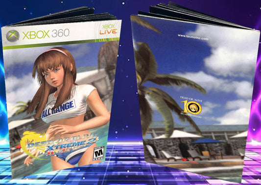 Dead or Alive Xtreme 2 Xbox 360 Custom Manual