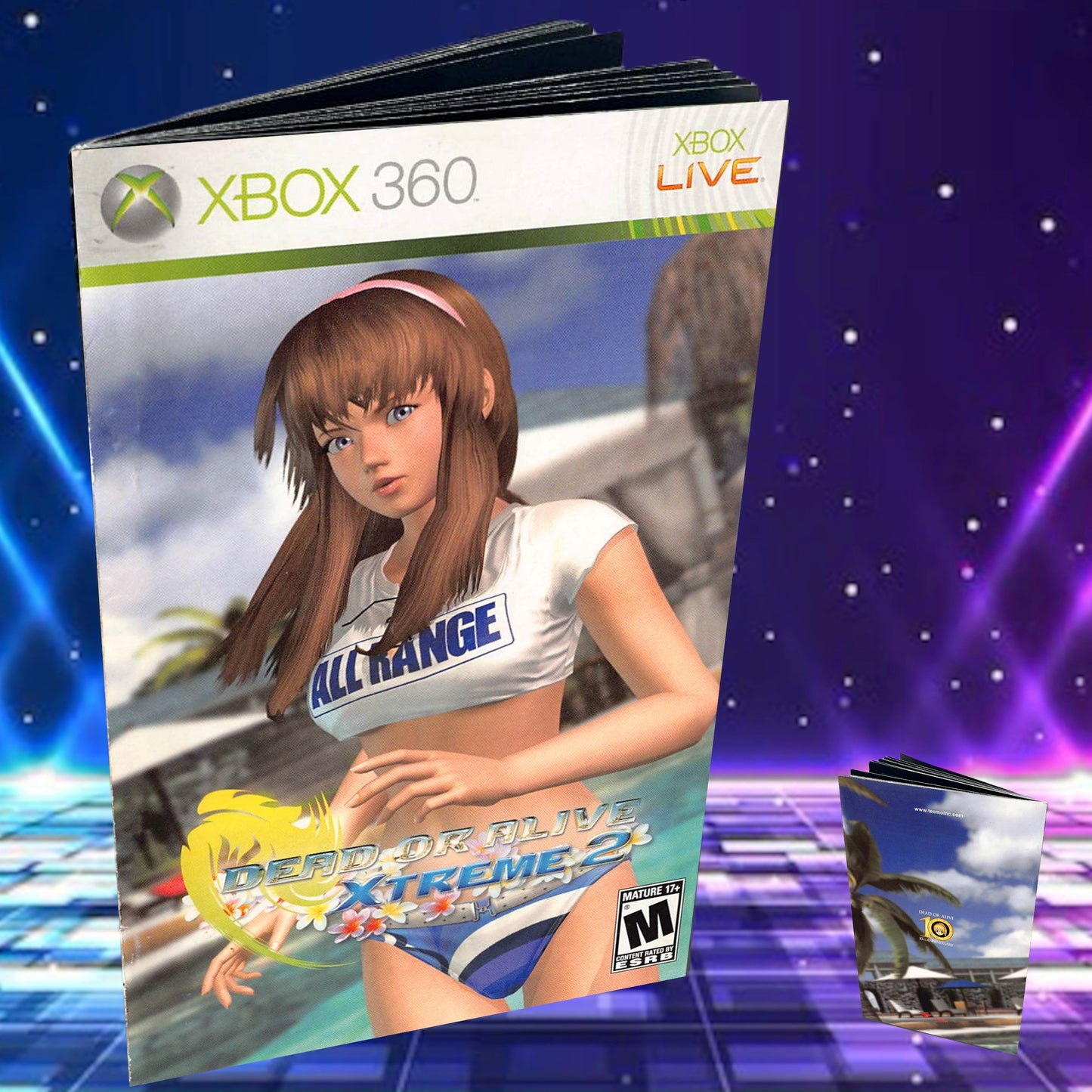 Dead or Alive Xtreme 2 Xbox 360 Custom Manual