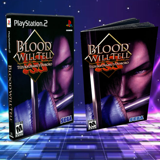 Blood Will Tell Cover Art + Manual + PS2 Style Case