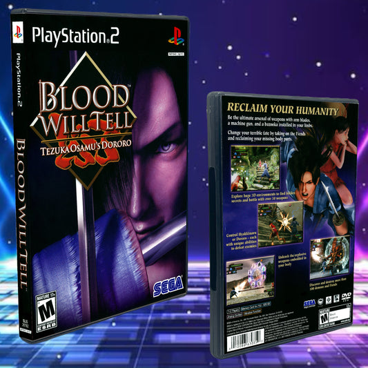 Blood Will Tell PS2 Custom Cover art