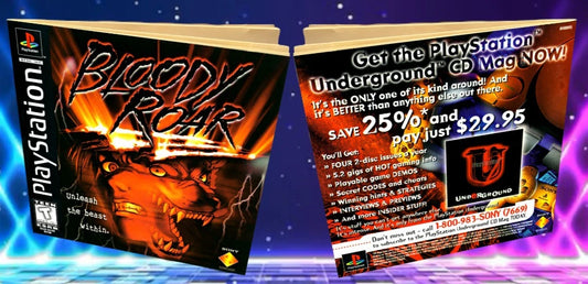 Bloody Roar PS1 Custom Manual