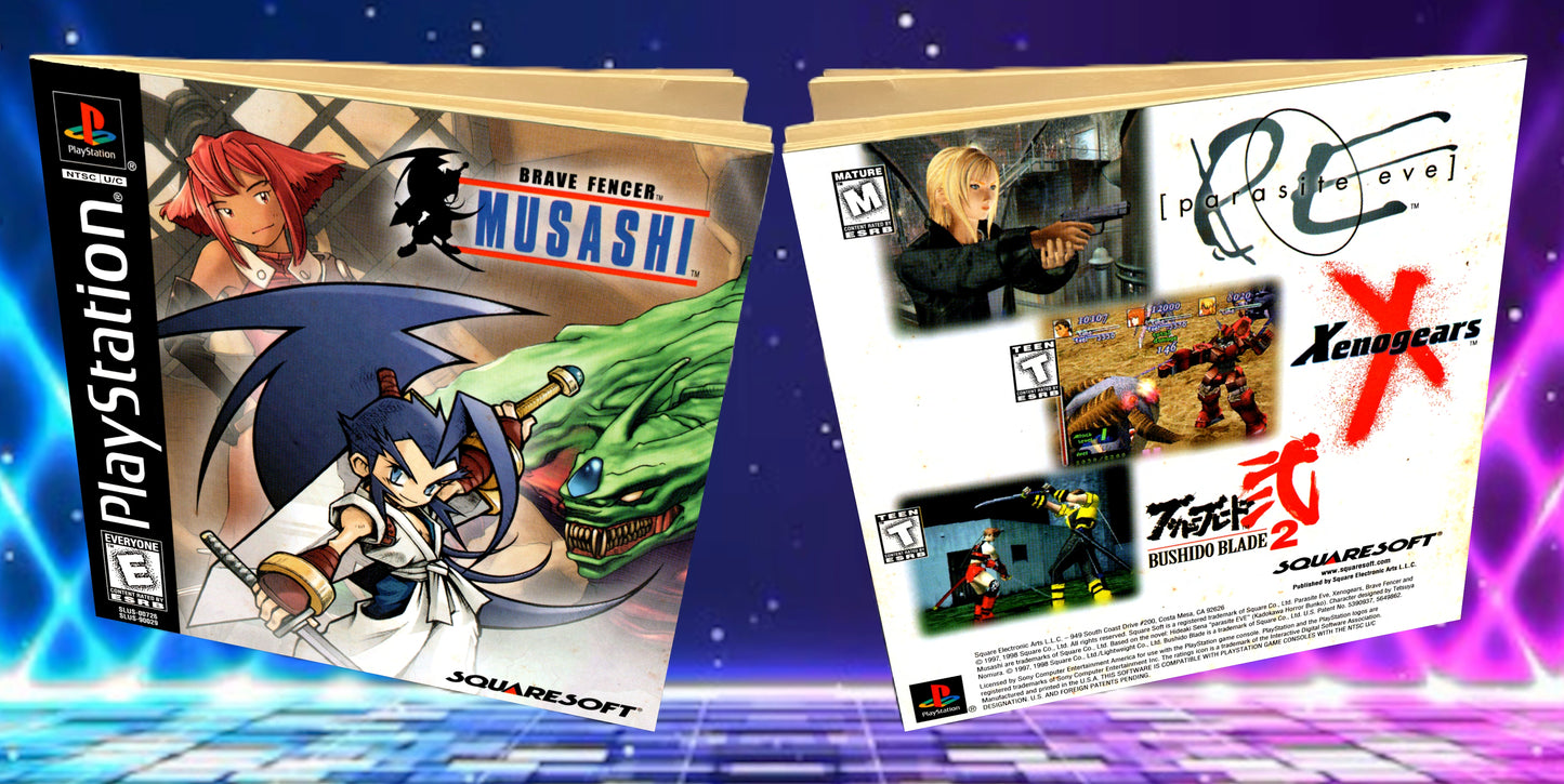 Brave Fencer Musashi PS1 Custom Manual