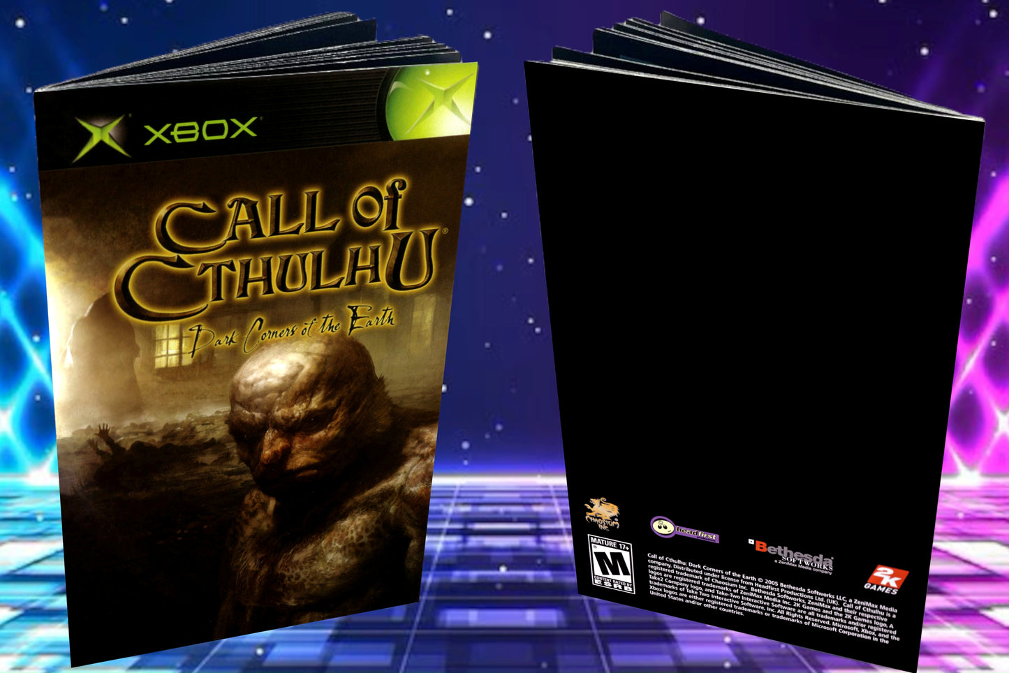 Call of Cthilhu Xbox Custom Manual