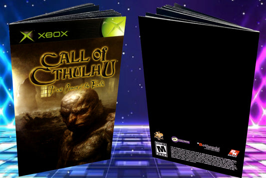 Call of Cthilhu Xbox Custom Manual
