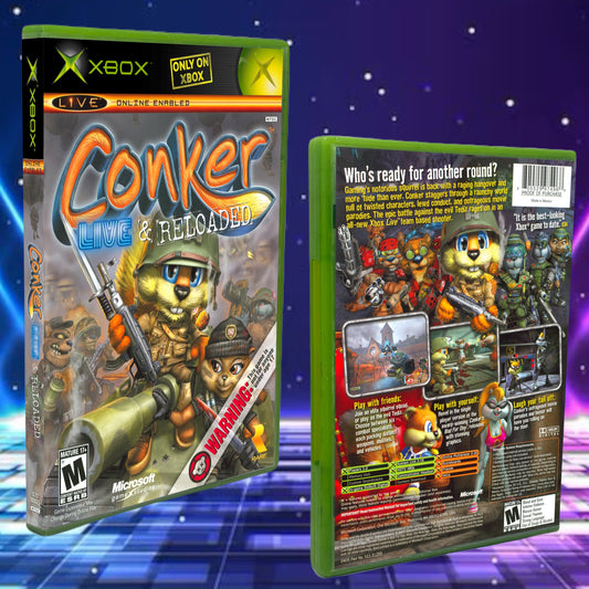 Conker Live & Reloaded Xbox Custom Cover Art