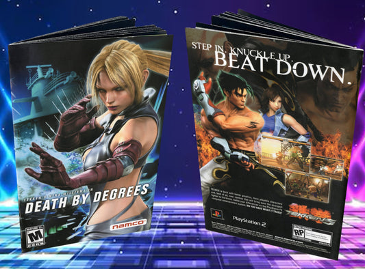 Tekken's Nina Williams in Death by Degrees PS2 Custom Manual