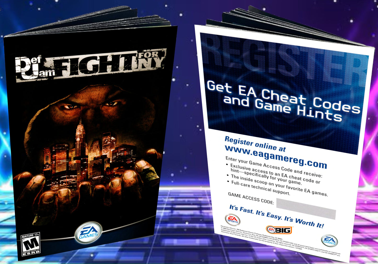 Def Jam Fight for NY PS2 Custom Manual