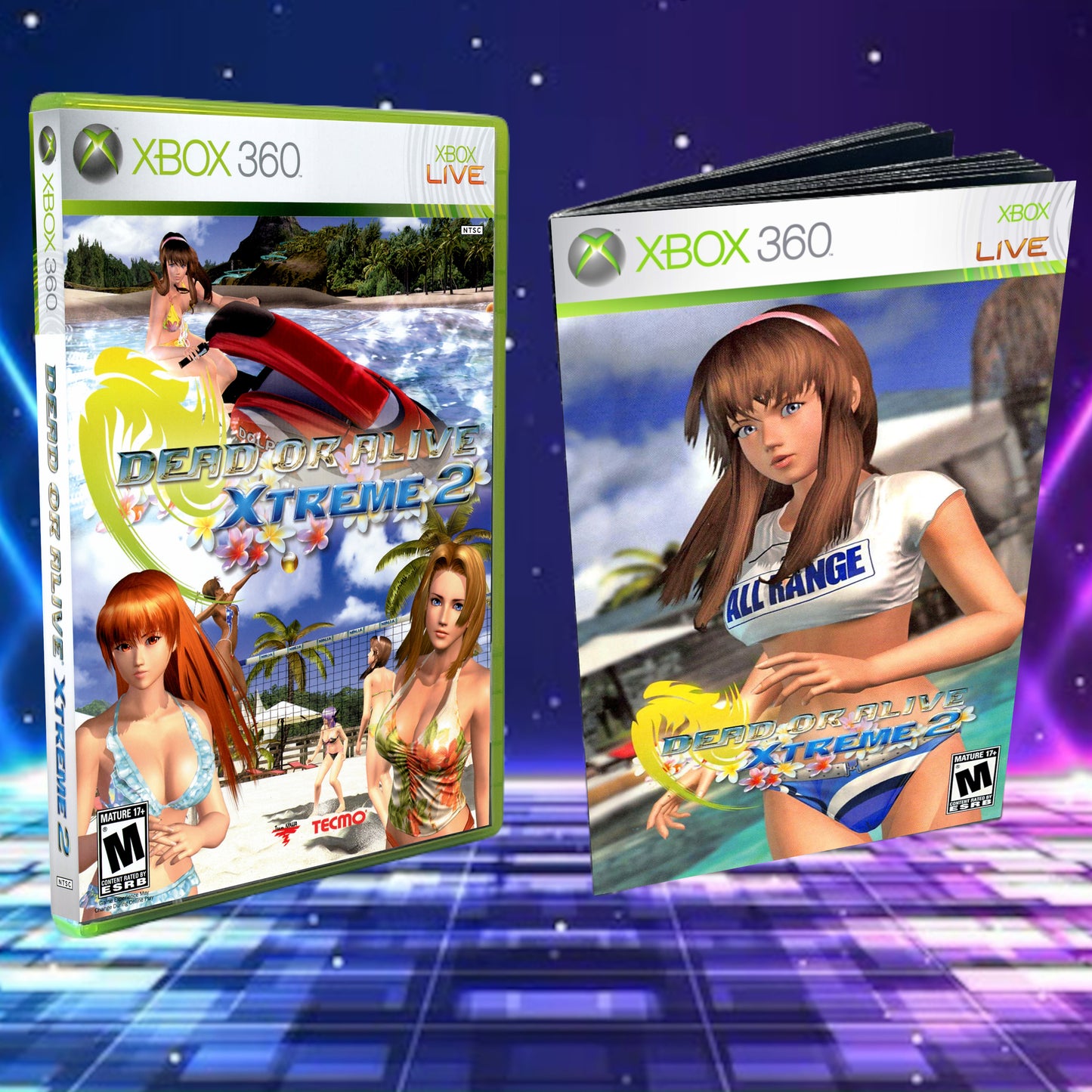 Dead or Alive Xtreme 2 Cover Art + Manual for Xbox 360