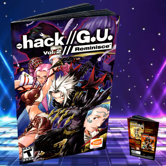 Dot Hack GU Vol. 2 Reminisce PS2 Manual