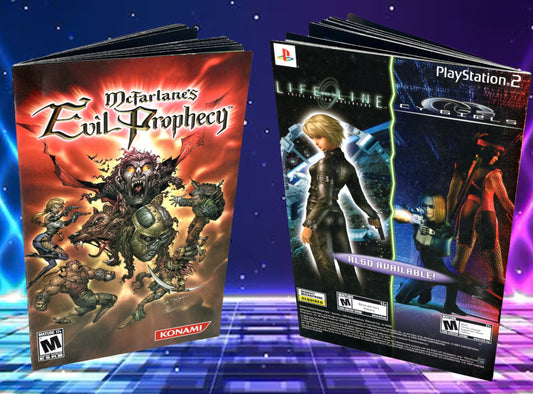 McFarlane's Evil Prophecy PS2 Custom Manual