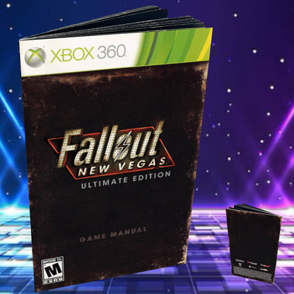 Fallout New Vegas Custom Ultimate Edition Xbox 360 Manual