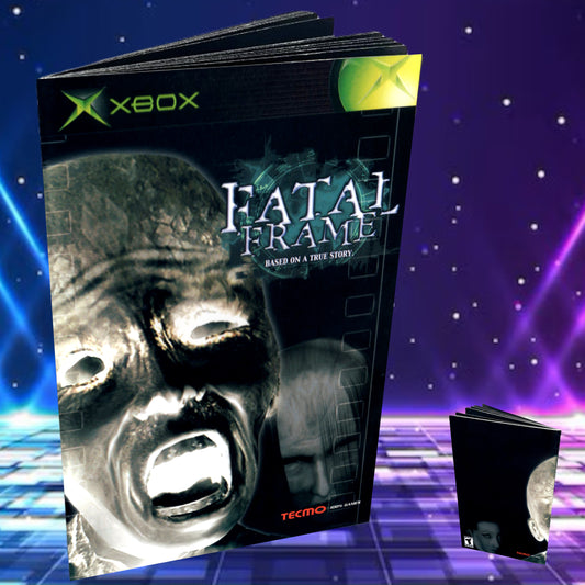 Fatal Frame Xbox Custom Manual